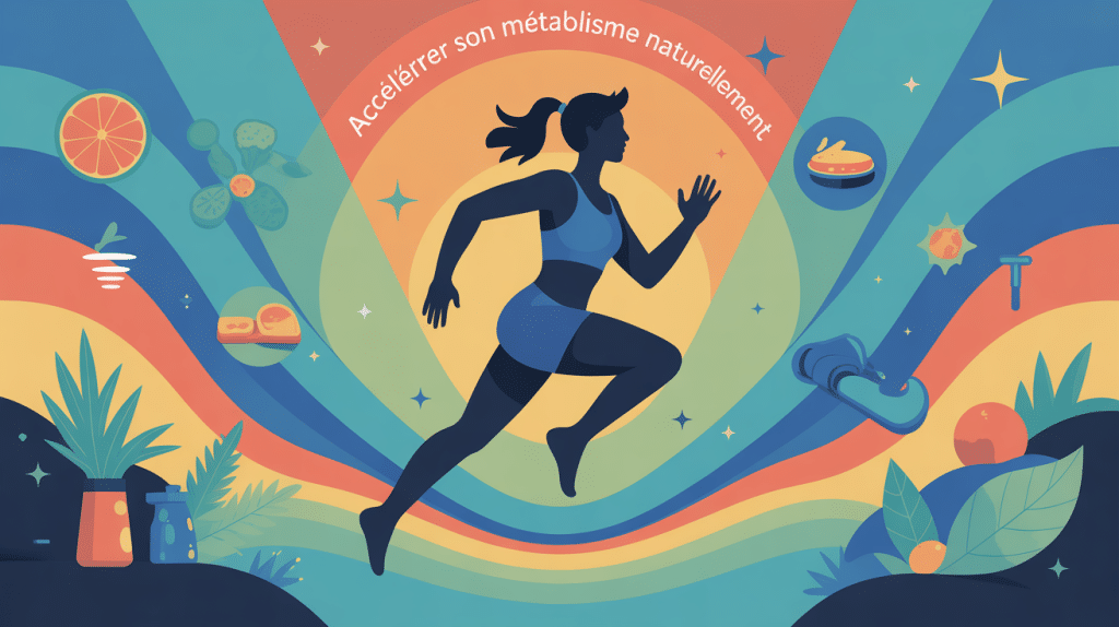 illustration vecteur accélérer métabolisme naturellement énergétique