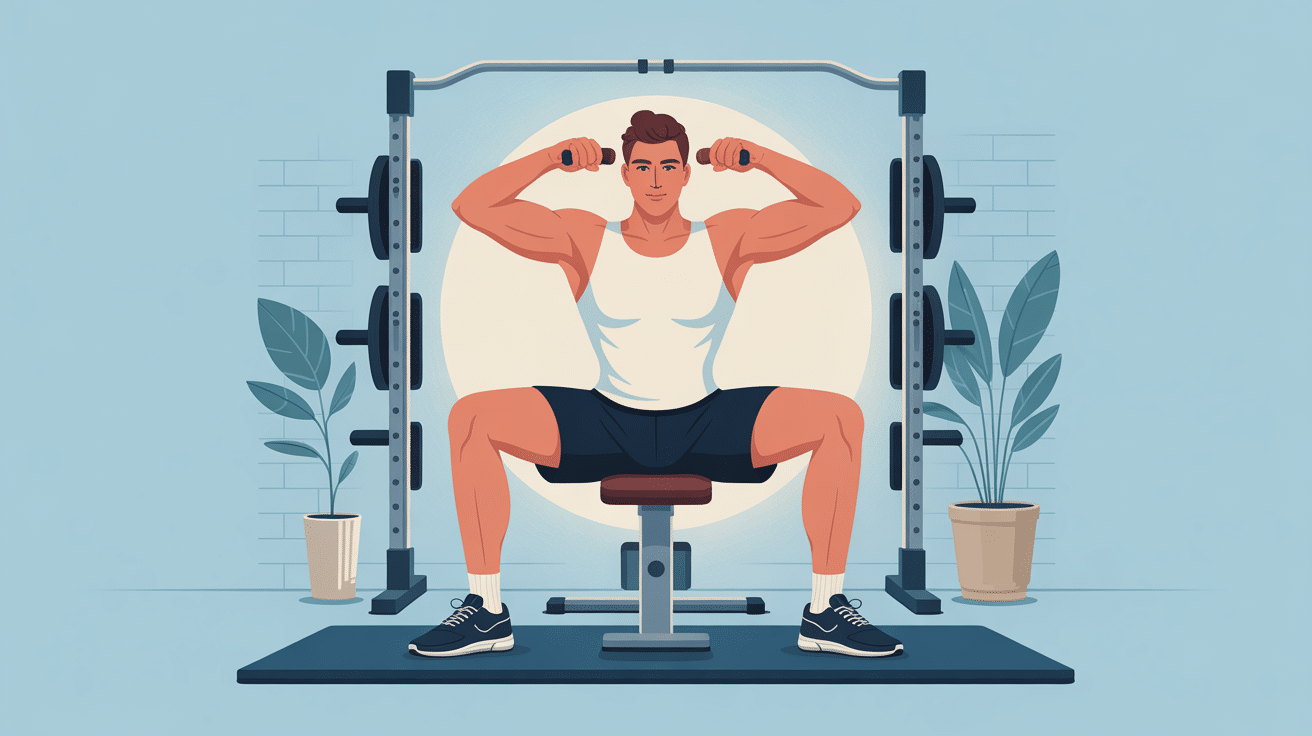 banc à lombaires illustration exercice dos