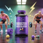 illustration 3d booster pour la musculation
