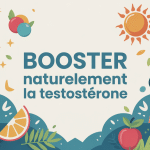 Illustration booster testosterone naturel homme femme vitalité
