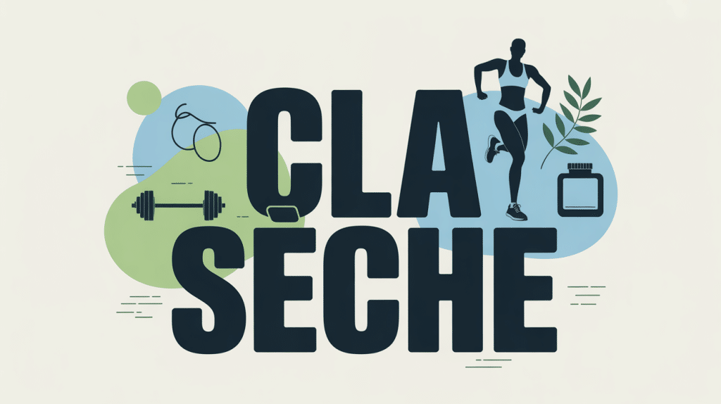 CLA sèche image concept perte de graisse et maintien musculaire