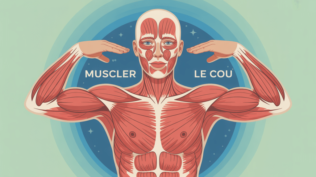 comment se muscler le cou illustration muscles anatomie