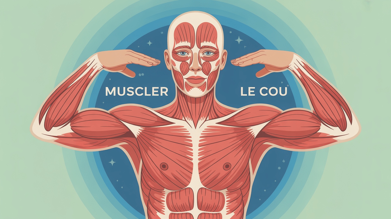 comment se muscler le cou illustration muscles anatomie