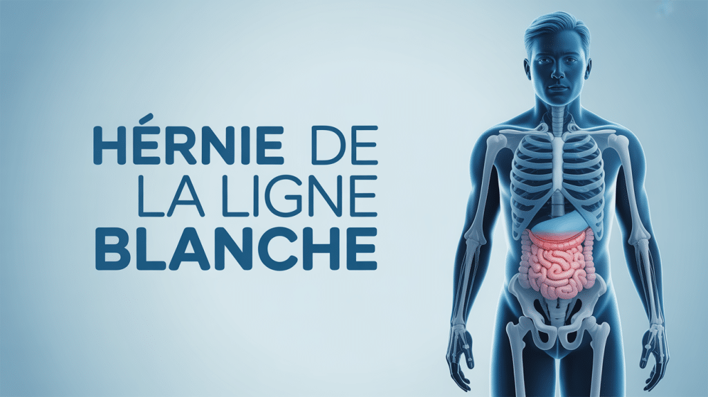 schéma hernie de la ligne blanche comment soigner sans operation