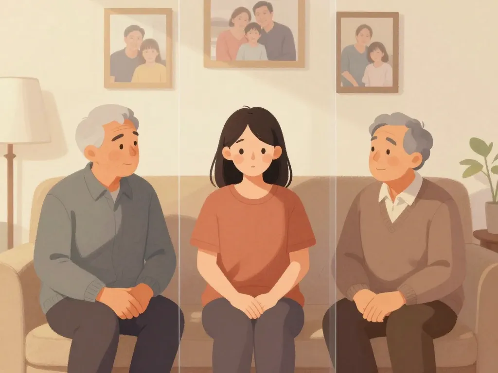 comprendre conflit avec ses parents à 40 ans image éditoriale