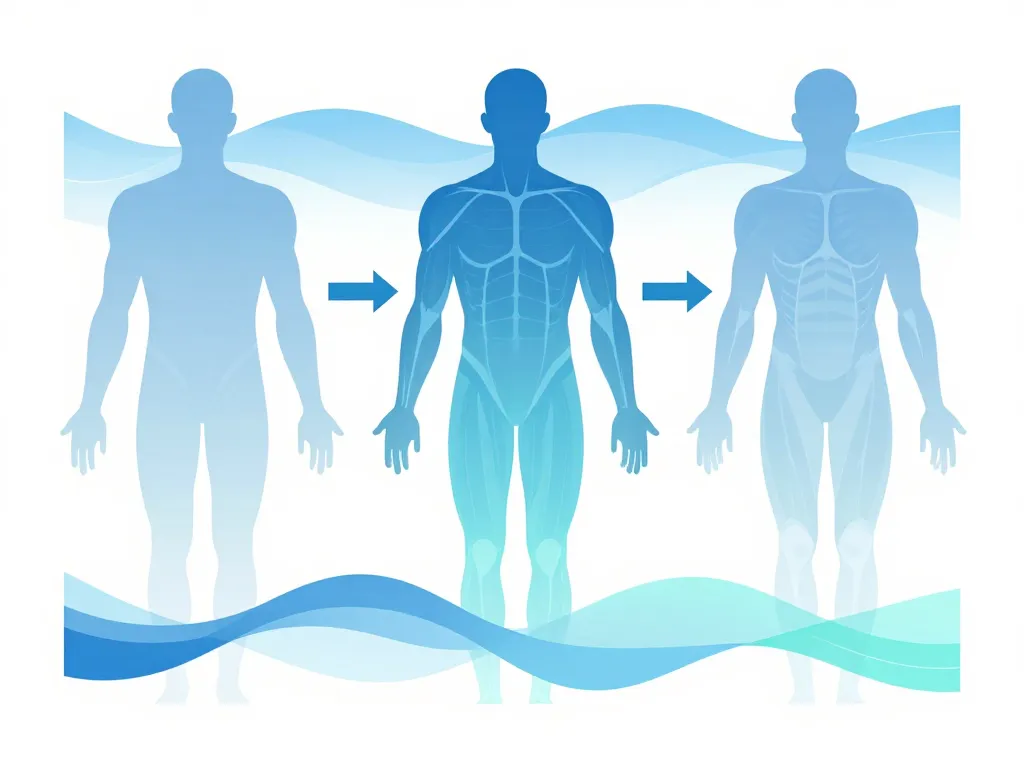 Diagramme cryothérapie musculation action sur muscle