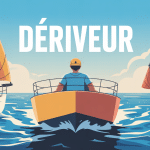 illustration deriveur moderne marins apprentissage