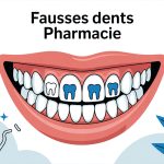 illustration fausses dents pharmacie différents types