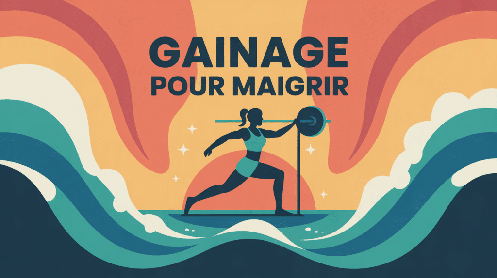 gainage qui fait maigrir illustration vecteur moderne