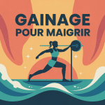 gainage qui fait maigrir illustration vecteur moderne