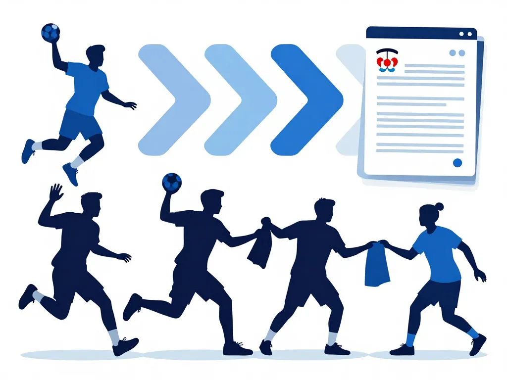 illustration fonctionnement marché handball transferts