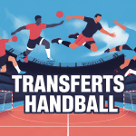 illustration mercato handball transferts joueurs mouvements