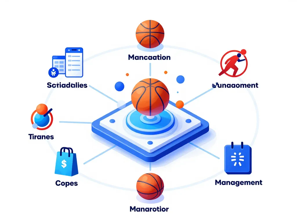 schéma conceptuel inforum basket gestion compétition universitaire