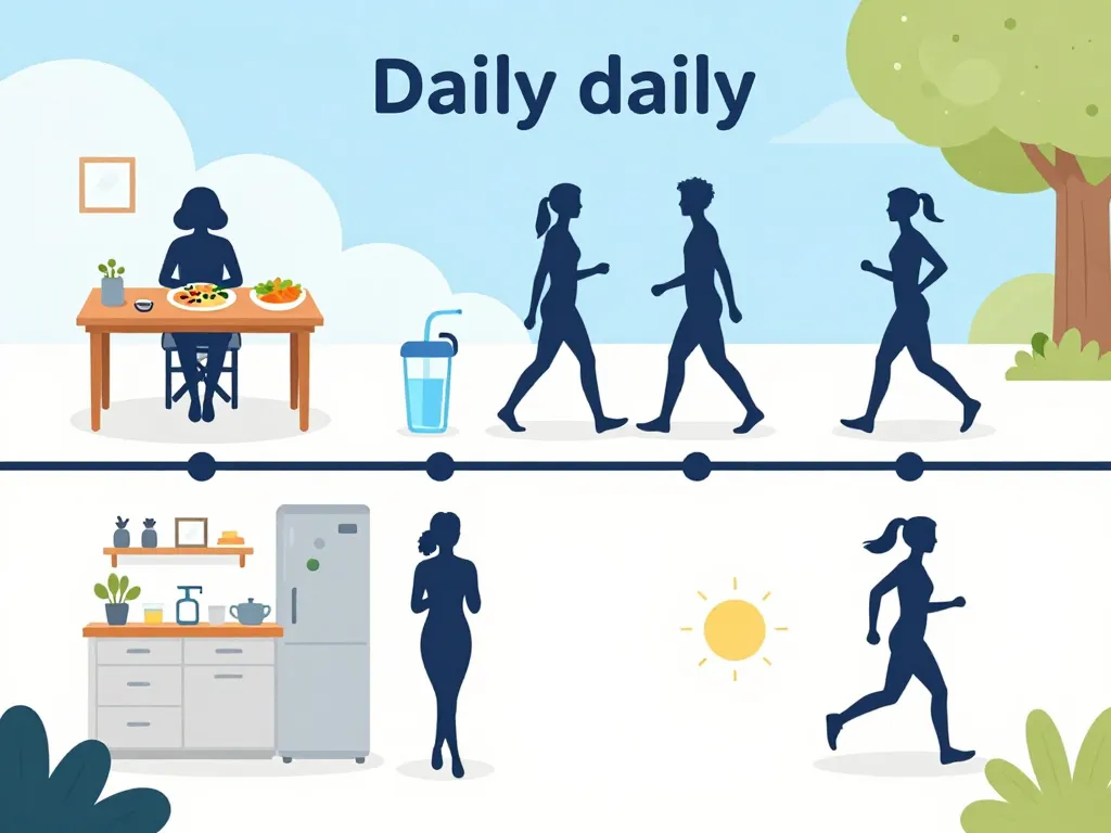 schéma journée type pour perdre 5 kg