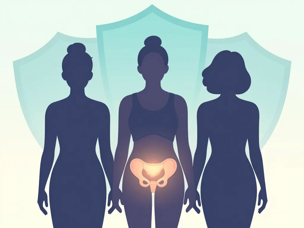 bénéfices kegel exercices symboles silhouettes