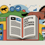 Illustration la gazette des courses de demain pour pronostics et paris