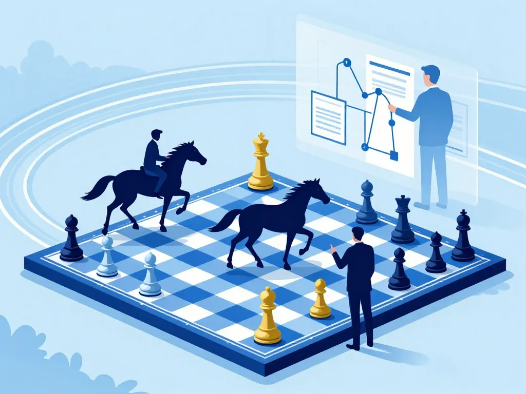 Le pronostic de la gazette des courses aujourd' hui analyse métaphore stratégique