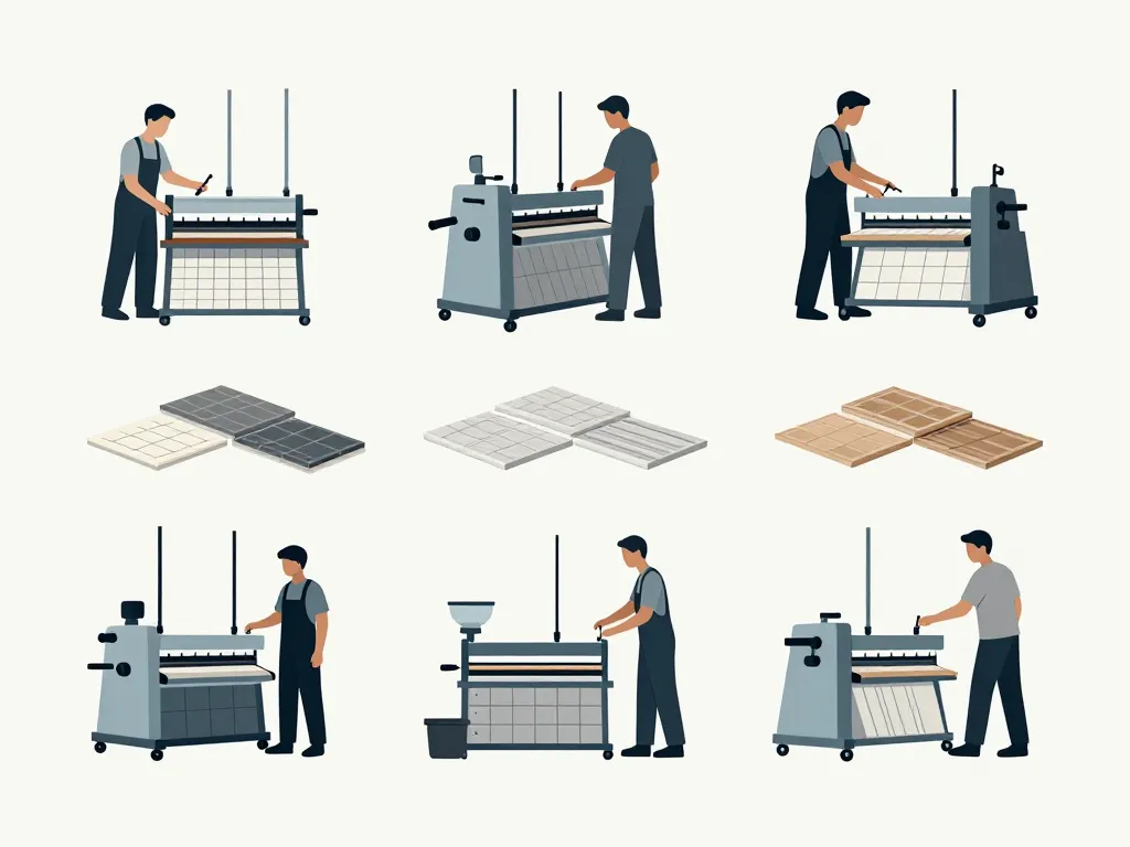 différents types de machine a point en usage