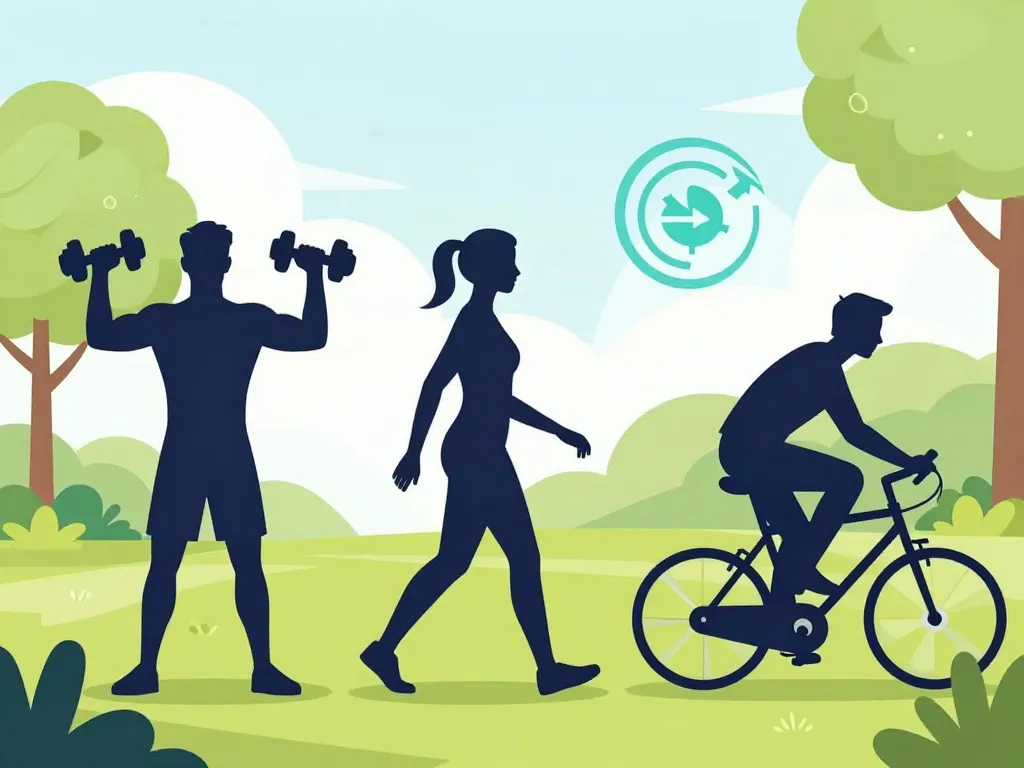 Exercices métabolisme après 50 ans dans un parc