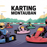montauban karting piste illustration conviviale