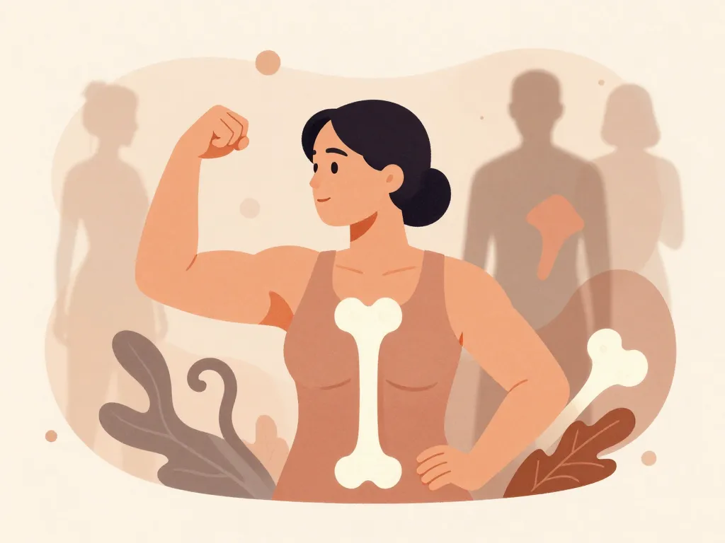 musculation femme ménopause symboles force santé