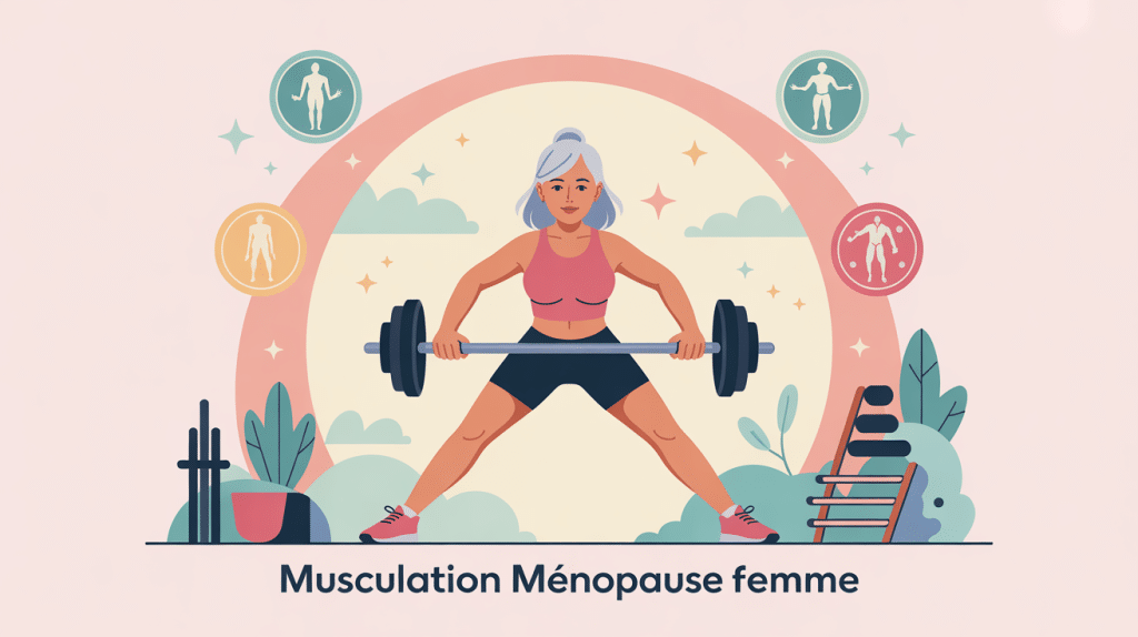 musculation femme ménopause en salle bien-être mature
