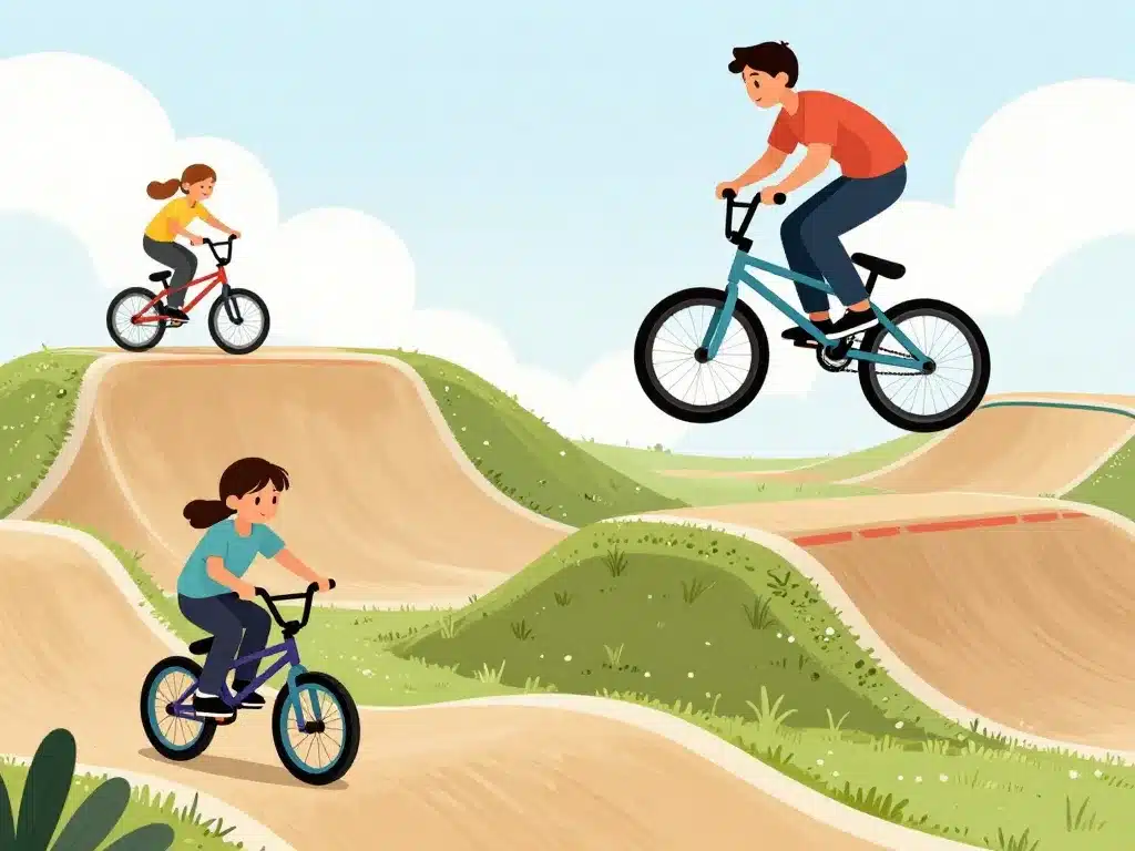 comparatif piste bmx débutant et confirmé
