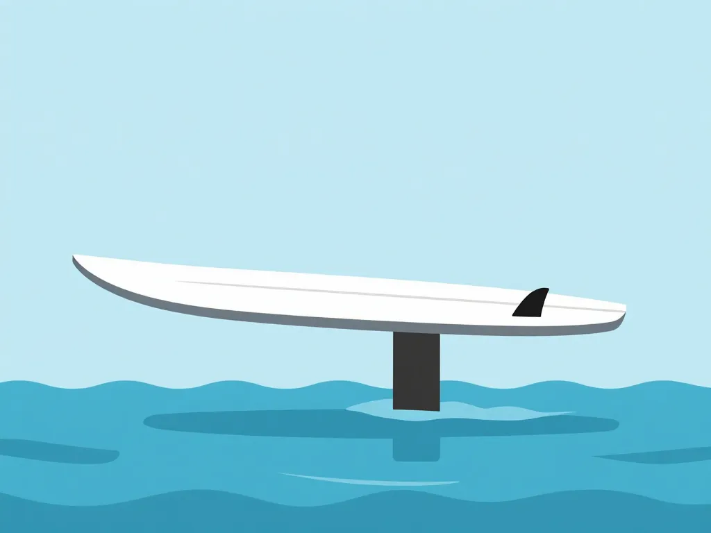 schéma planche foil structure différence avec planche classique