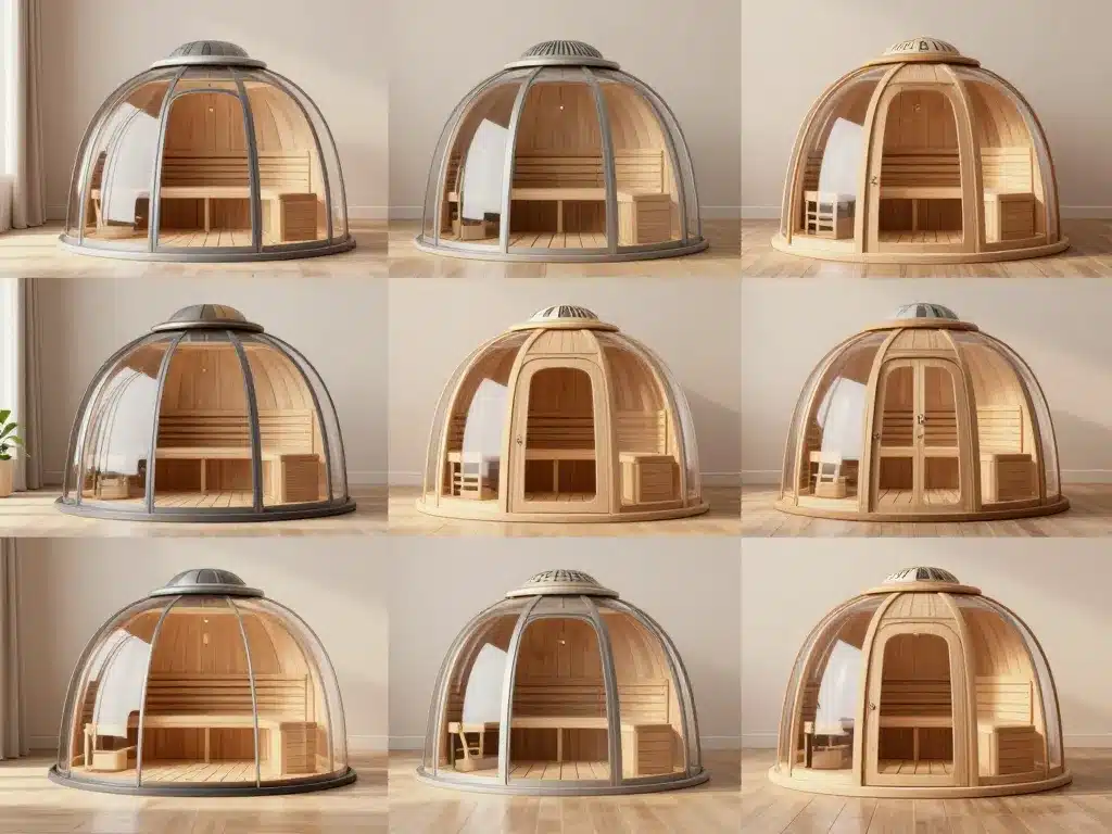 différents modèles sauna dome comparaison maison