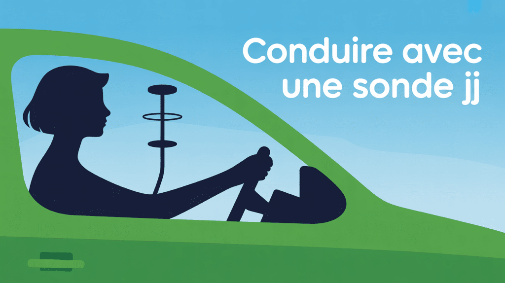 illustration guide sur la sonde JJ et voiture