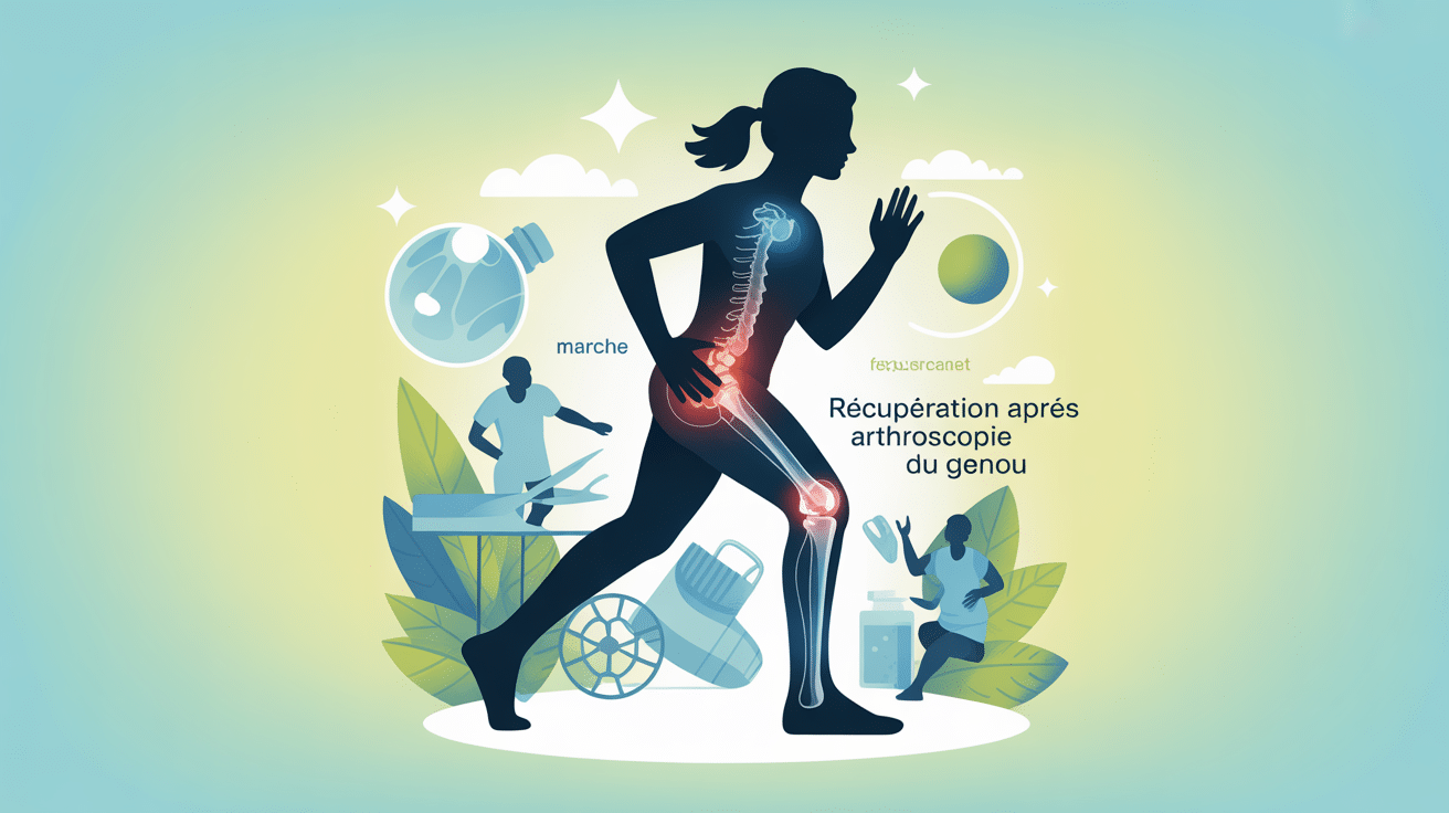 temps de récupération après arthroscopie du genou forum illustration vecteur