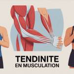 Prévention tendinite musculation illustration