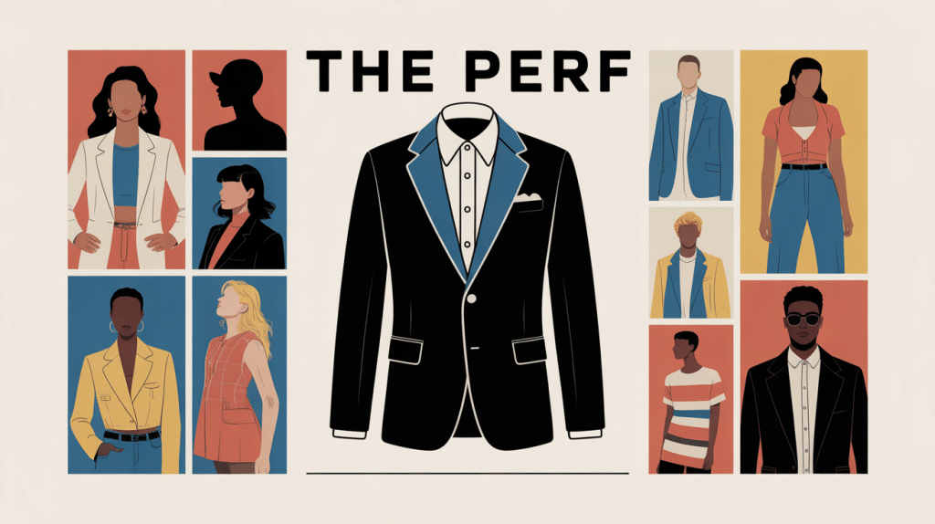the perf illustration vectorielle tendance perfecto