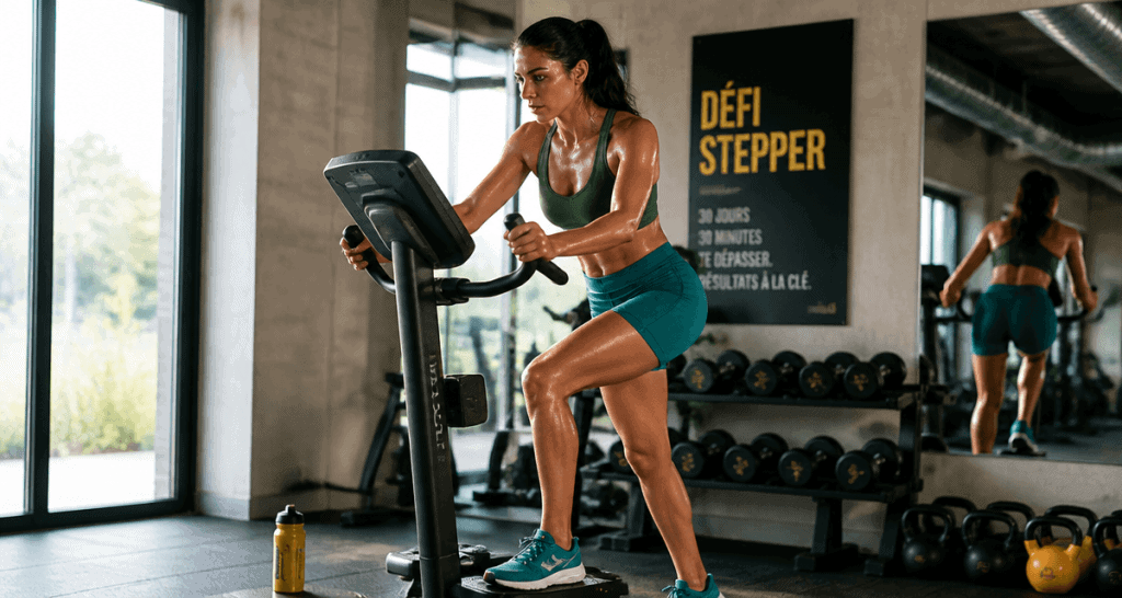 1h de stepper par jour resultats femme effort
