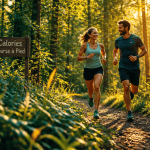 calories course a pieds coureurs sentier forestier