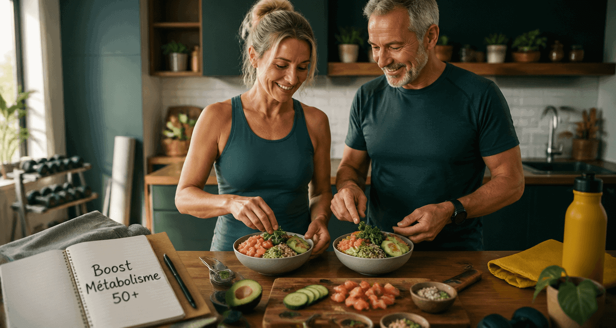 comment augmenter son metabolisme apres 50 ans couple cuisine poke bowl
