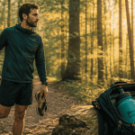 Courir avant ou apres manger, coureur, nutrition, forêt