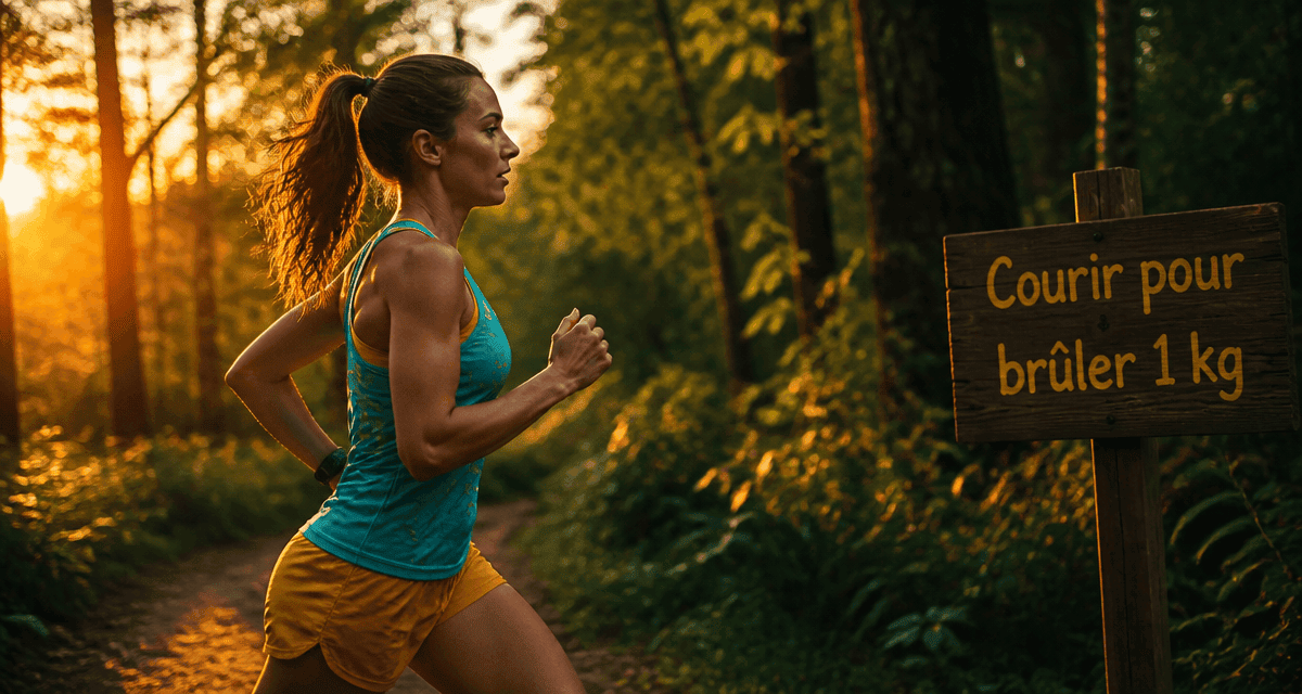 courir combien de temps pour perdre 1 kg femme courant forêt
