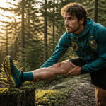 douleurs au tendon d achille coureur s etire en foret