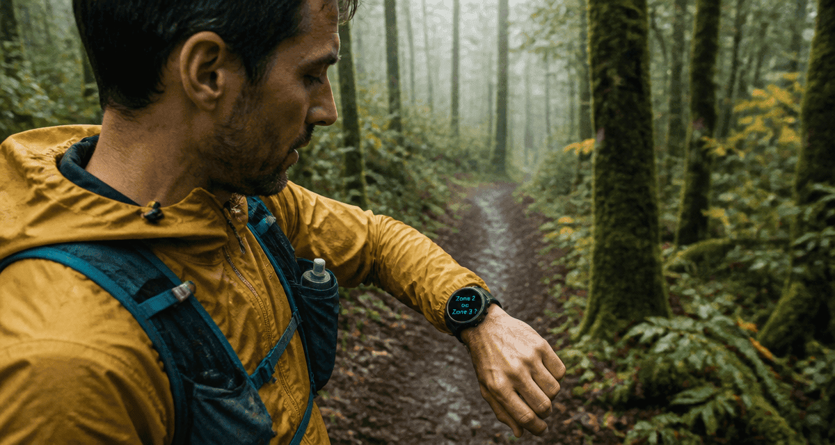 endurance fondamentale zone 2 ou 3 coureur montre cardio forêt