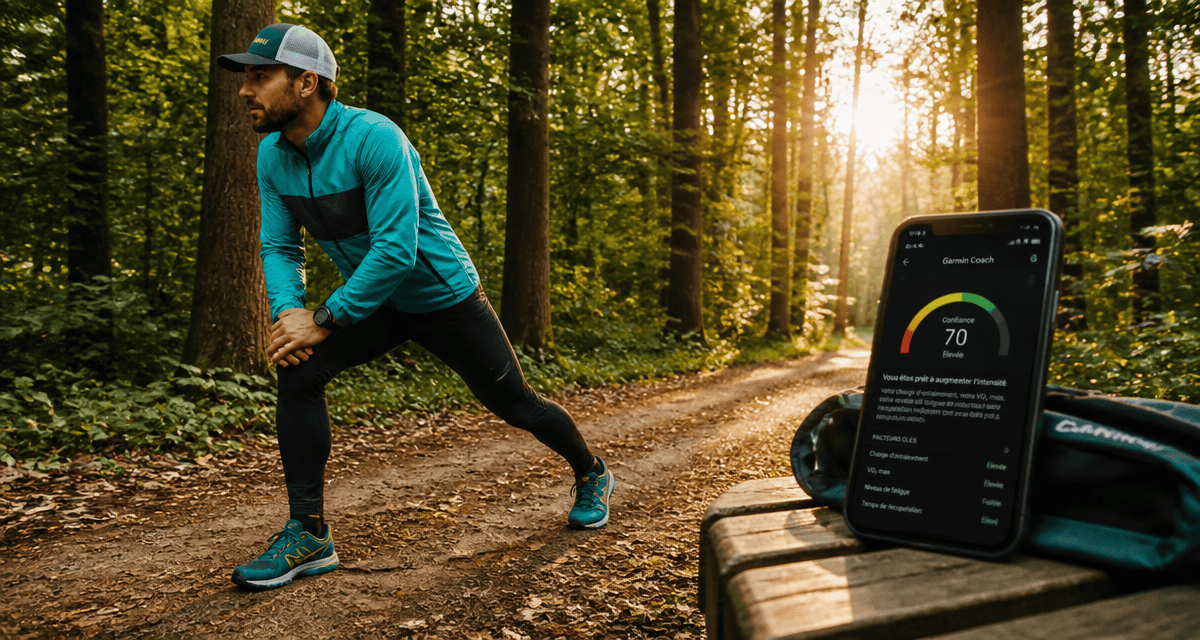 garmin coach avis coureur montre forêt