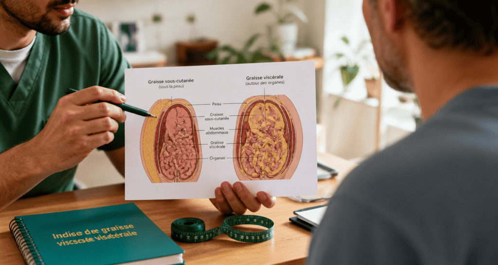 indice de graisse viscerale schema medical