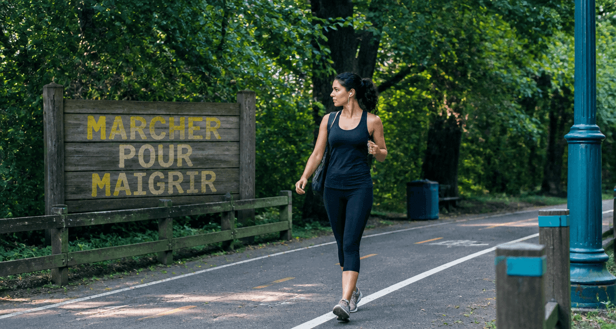 marcher fait il maigrir femme marche piste cyclable