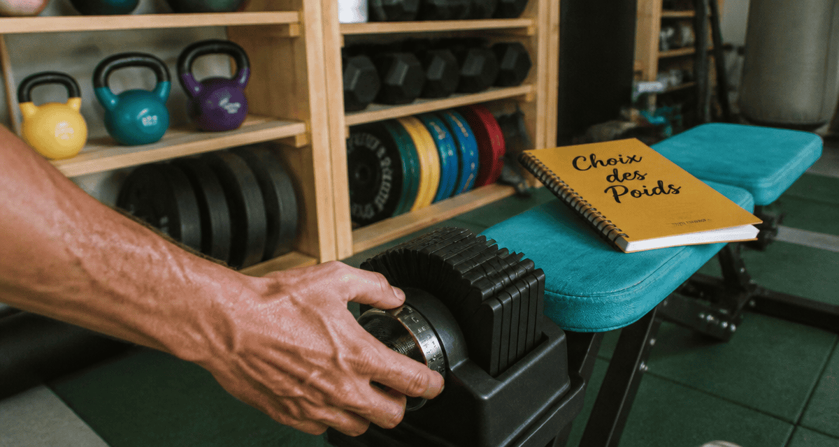 poid de muscu réglable main ajuste
