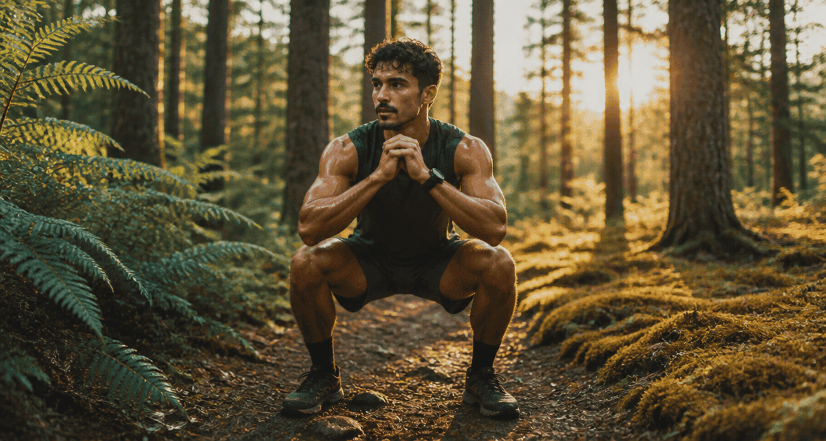 Renforcement musculaire course a pied squat nature