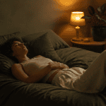 technique pour s endormir rapidement lit lin vert