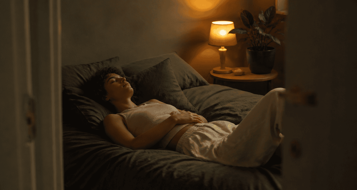 technique pour s endormir rapidement lit lin vert
