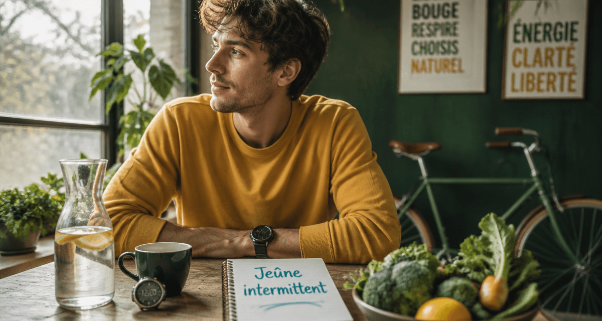 comment faire le jeune intermittent homme à table