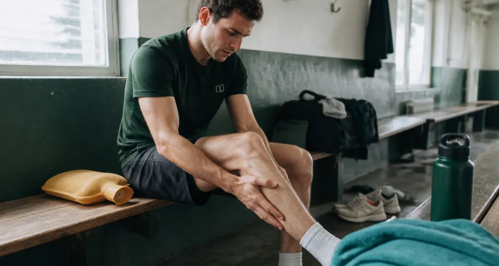 contracture au mollet que faire sportif masse mollet