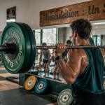 la musculation est elle un sport athlète soulevant barre salle